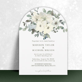 Hochzeit der Elfenbeinflora Einladung