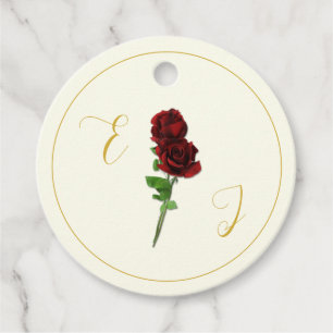Hochzeit der Elfenbeingoldene Rose Geschenkanhänger