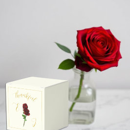 Hochzeit der Elfenbeingoldene Rose Geschenkschachtel