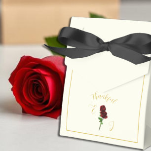 Hochzeit der Elfenbeingoldene Rose Geschenkschachtel