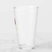 Hochzeit der Elfenbeingoldene Rose Glas (Links)