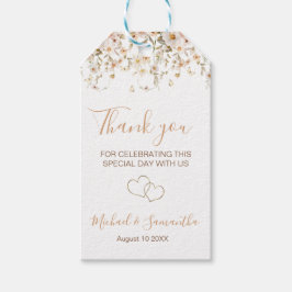 Hochzeit der Elfenbeinküste und der Wildblume Blus Geschenkanhänger