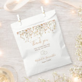 Hochzeit der Elfenbeinküste und der Wildblume Blus Geschenktütchen (Ausgeschnitten)