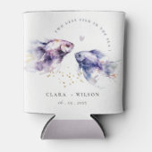 Hochzeit der Fischküste von Lilac Dosenkühler (Vorderseite)