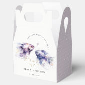 Hochzeit der Fischküste von Lilac Geschenkschachtel (Geöffnet)