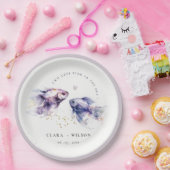 Hochzeit der Fischküste von Lilac Pappteller (Party)