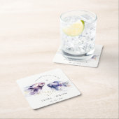 Hochzeit der Fischküste von Lilac Rechteckiger Pappuntersetzer (Vor Ort)