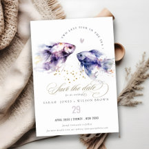 Hochzeit der Fischküste von Lilac