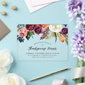 Hochzeit der Flora Acryleinladungen (In Situ (Hochzeit))