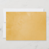 Hochzeit der Flora und Fauna Dankeskarte (Rückseite)