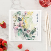 Hochzeit der Floral Serviette (Beispiel)