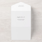 Hochzeit der Gartenflora-Wildblume All In One Einladung (Außenbereich)