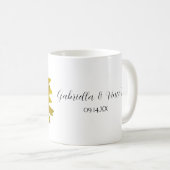 Hochzeit der Gelbblüte Kaffeetasse (VorderseiteRechts)