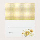 Hochzeit der Gelbblütenblume (Außenseite Aufgefaltet)