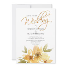 Hochzeit der Gelbblütenblütenblüte