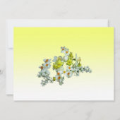 Hochzeit der Gelben Flora Einladung (Rückseite)