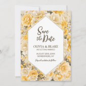 Hochzeit der Gelben Flora Save The Date (Vorderseite)