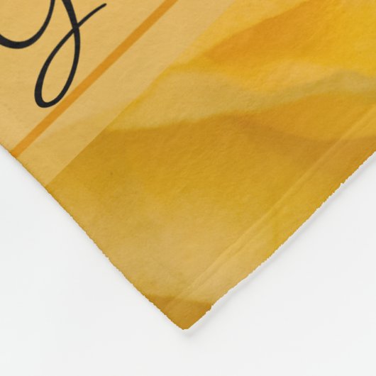 Hochzeit der Gelben Rose Fleecedecke (Ecke)