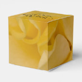 Hochzeit der Gelben Rose Geschenkschachtel (Rückseite)