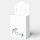 Hochzeit der geometrischen Blumengrün Geschenkschachtel (Geöffnet)