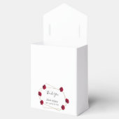 Hochzeit der geometrischen Rote Rose Geschenkschachtel (Geöffnet)