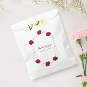 Hochzeit der geometrischen Rote Rose Geschenktütchen (Versiegelt)