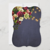 Hochzeit der goldgelben Marinestreitkräfte Einladung (Rückseite)