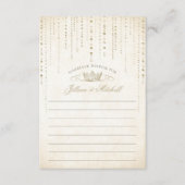 Hochzeit der Goldkrone Hinweiskarte (Vorderseite)