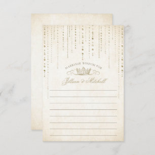 Hochzeit der Goldkrone Hinweiskarte