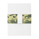 Hochzeit der grünen Armee Einladungsbanderole (Rückseitenbeispiel)