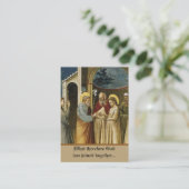 Hochzeit der heiligen Joseph-Mary-Karten Visitenkarte (Stehend Vorderseite)