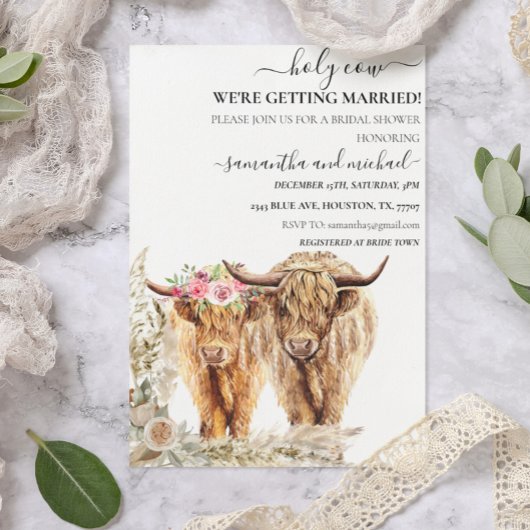 Hochzeit der Heiligen Kuh Einladung