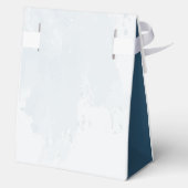 Hochzeit der hellblauen Blume Geschenkschachtel (Rückseite)