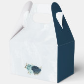 Hochzeit der hellblauen Blume Geschenkschachtel (Rückseite)
