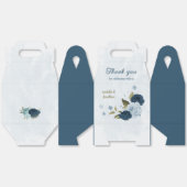 Hochzeit der hellblauen Blume Geschenkschachtel (Ungeklappt)