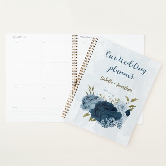 Hochzeit der hellblauen Blume Planer (Anzeige)