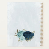 Hochzeit der hellblauen Blume Planer (Rückseite)