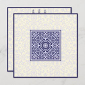 Hochzeit der Islamisch-Arabischen Ornament-Verlobu Einladung (Vorne/Hinten)