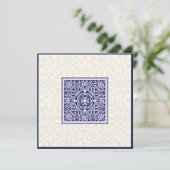 Hochzeit der Islamisch-Arabischen Ornament-Verlobu Einladung (Stehend Vorderseite)