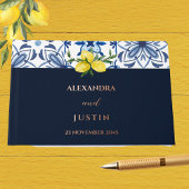 Hochzeit der italienischen Marine Lemon Gästebuch