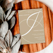 Hochzeit der Kalligraphie des Fotos in Skript-Grün Einladung