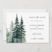 Hochzeit der Kiefernwälder Save The Date (Vorderseite)
