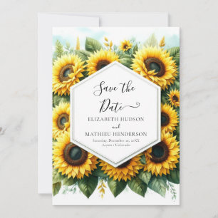 Hochzeit der klassischen Blumenblume Save The Date