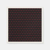 Hochzeit der kleinen Herzen Serviette (Vorderseite)