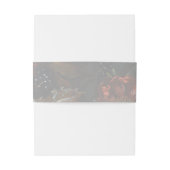 Hochzeit der Kunsthandwerkskunst-Blume Einladungsbanderole (Rückseitenbeispiel)