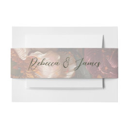 Hochzeit der Kunsthandwerkskunst-Blume Einladungsbanderole