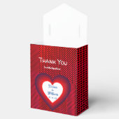 Hochzeit der Liebe Rotes Herz Geschenkschachtel (Geöffnet)