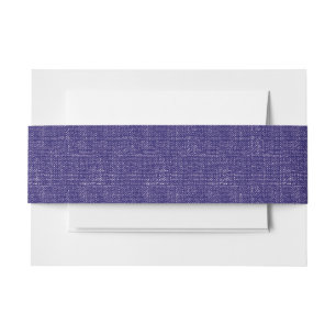 Hochzeit der lila blauen Leinwand Einladungsbanderole