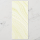 Hochzeit der lila Goldblüte Menükarte (Rückseite)