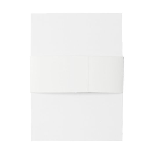 Hochzeit der Lila Orchid-Monogramm Einladungsbanderole (Rückseitenbeispiel)